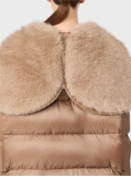 Short hooded quilted padded jacket MAX MARA THE CUBE | 2629486045600009